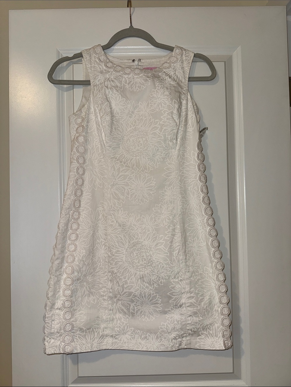 Lilly Pulitzer Mini Shift Dress White Size 0